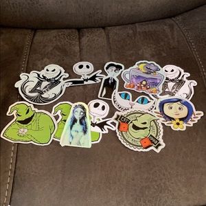 Halloween holographic and non holographic stickers